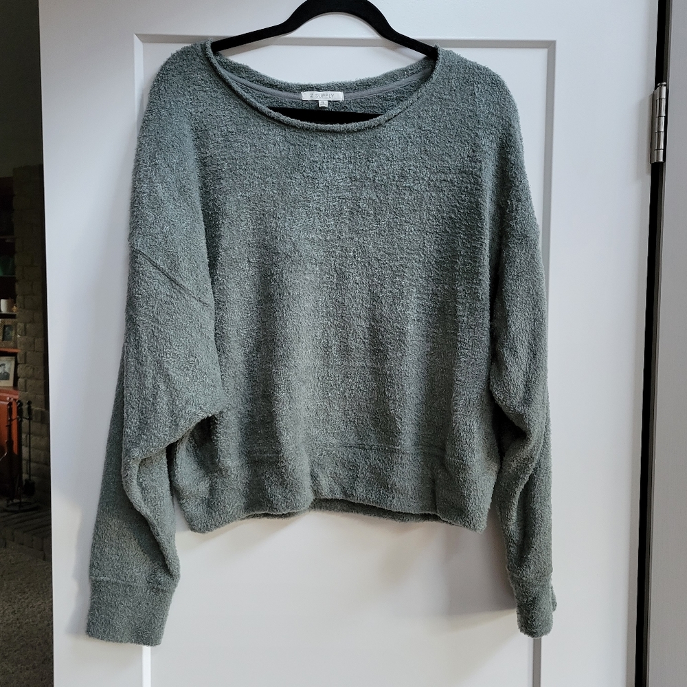 Z Supply Mock Crop Sweater